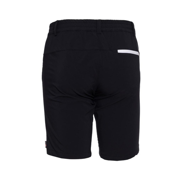 Innenseite: feinste Merinowolle - Außenseite: ECONYL aus recycelter Kunstfaser. sCooltec Merino Shorts Kuro schwarz von SCROC.