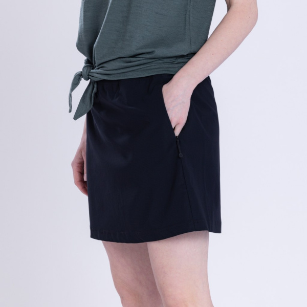 sCooltec Merino Skirt Diri w für Damen mit praktischer Seitentasche.