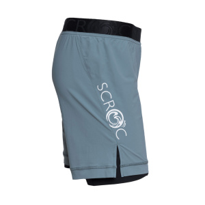 Die sCooltec Merino Trailshorts Arbo dunkler salbei von SCROC sind unisex und slim fit geschnitten.