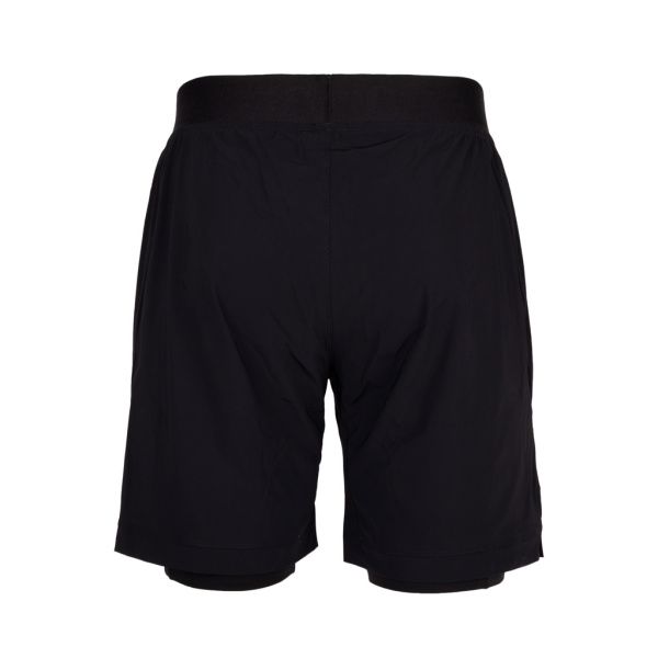 Rückansicht sCooltec Merino Trailshorts Trovi m schwarz für Herren von SCROC.