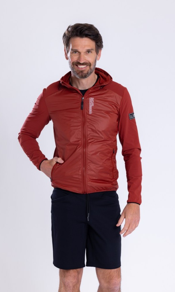 sCooltec Merino Hybrid Jacke Akva m - leichte Merino Hybrid Jacke im einheitlichen Farbton - SCROC