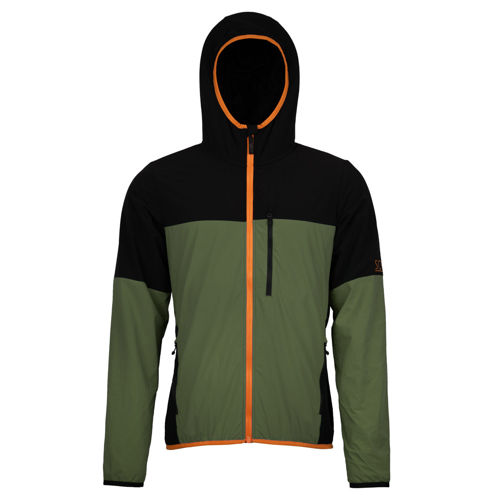 sEvo Merino Jacke Lui m moosgrün Herren von SCROC