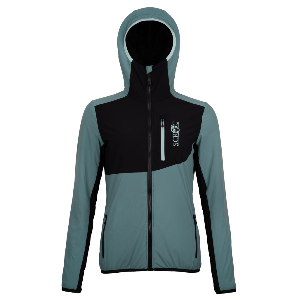sEvo Merino Jacke Ora w dunkler salbei Damen von SCROC