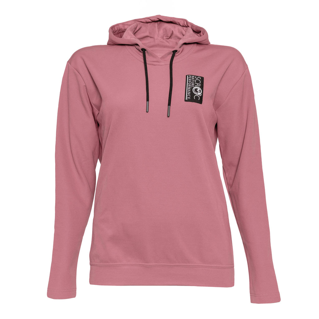 sFleece Merino Hoodie Frato w altrosa Damen von SCROC