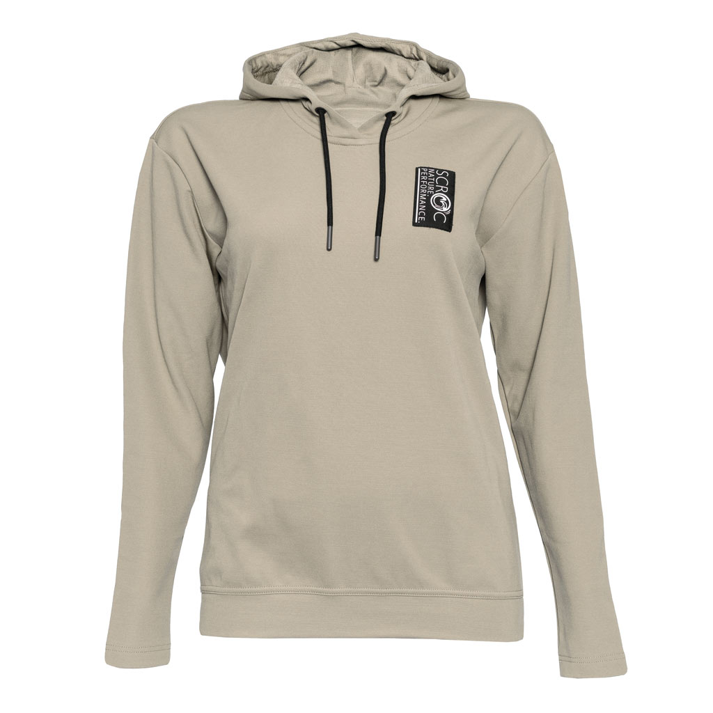 sFleece Merino Hoodie Frato w sand Damen von SCROC