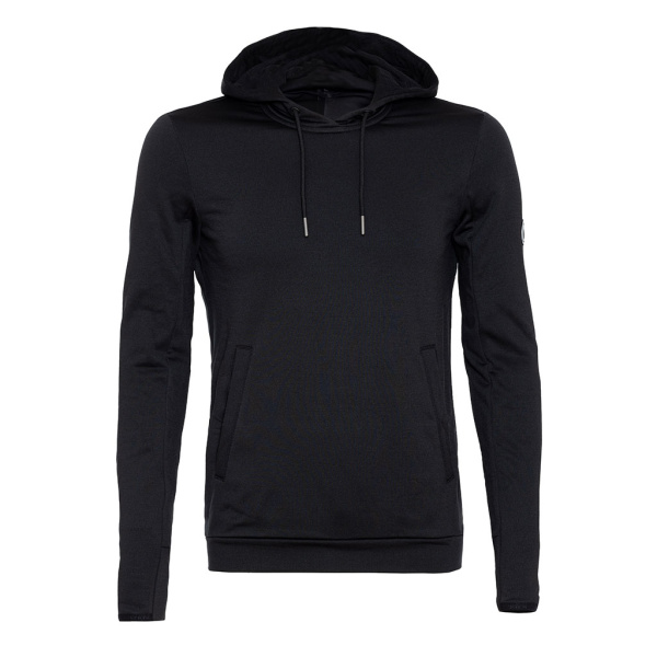 sFleece Merino Hoodie Karpa schwarz Herren von SCROC.