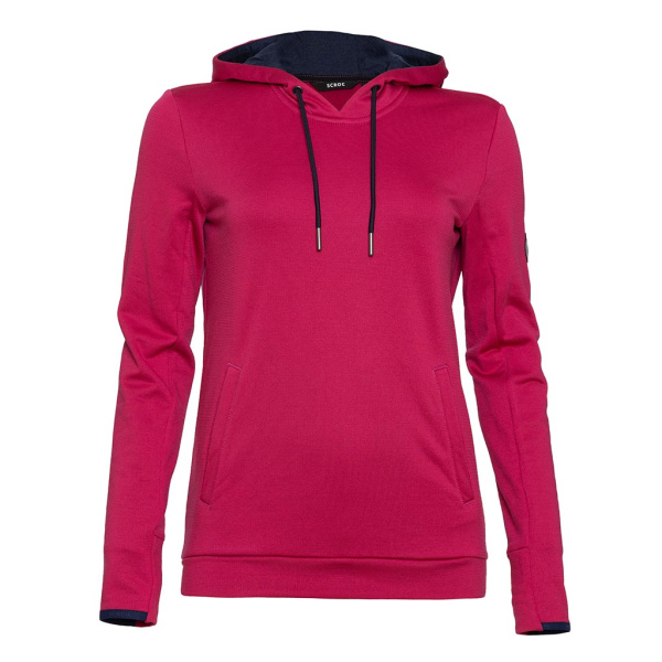 sFleece Merino Hoodie Karpa w pink Damen von SCROC.