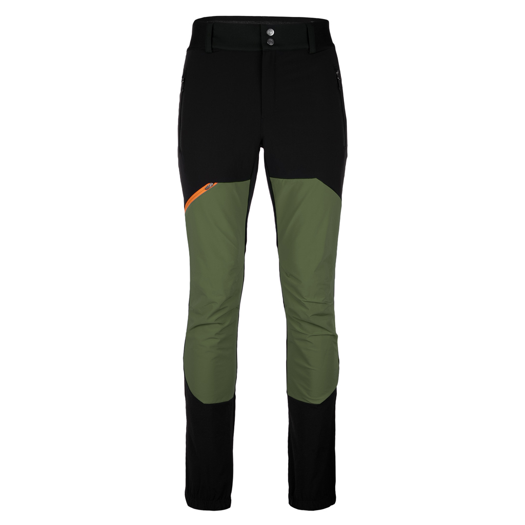 sFleece Merino Hose Brodi m moosgrün Herren von SCROC