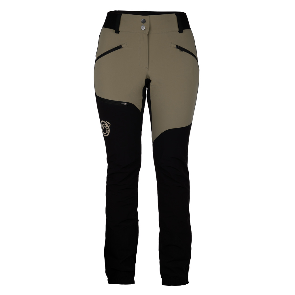 sFleece Merino Hose Veni w khaki für Damen von SCROC