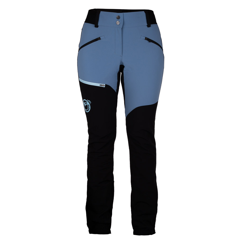 sFleece Merino Hose Veni w stahlblau für Damen von SCROC