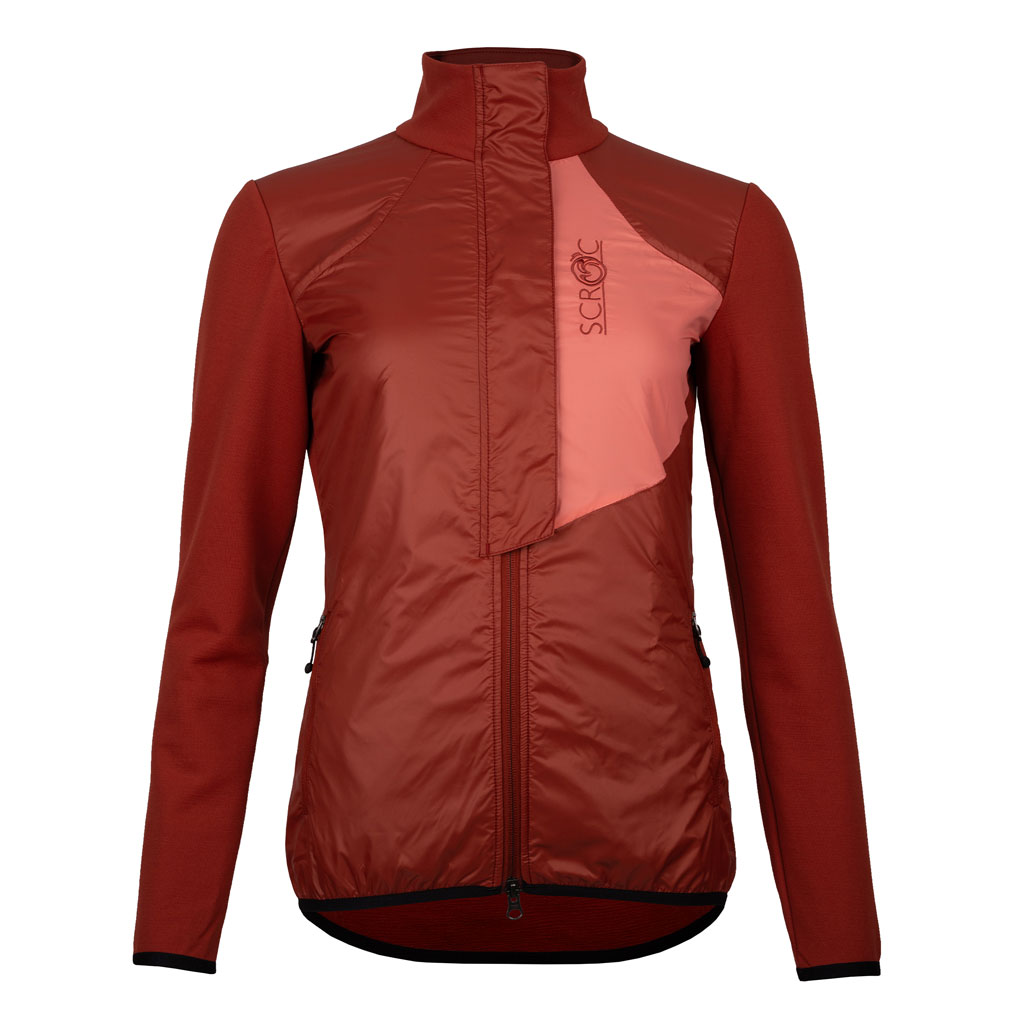 sFleece Merino Hybrid Jacke Arta w rostbraun Damen von SCROC