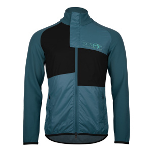 sFleece Merino Hybrid Jacke Vira m petrol für Herren von SCROC. sFleece Merino Hybrid Jacke Vira m petrol für Herren von SCROC.