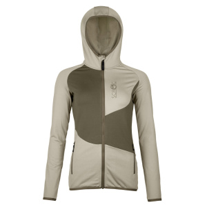 sFleece Merino Jacke Aceti w in khaki für Damen von SCROC
