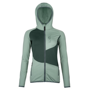 sFleece Merino Jacke Aceti w in mintgrün für Damen von SCROC sFleece Merino Jacke Aceti w in mintgrün für Damen von SCROC