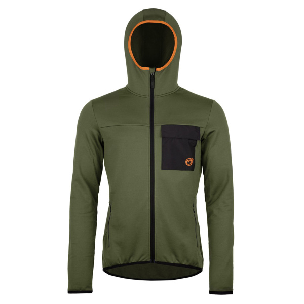 sFleece Merino Jacke Beko m moosgrün für Herren von SCROC.