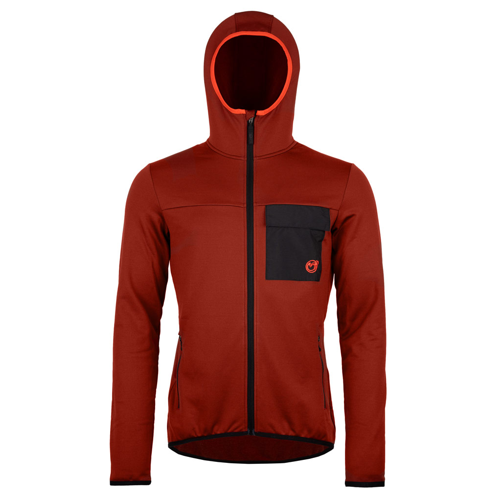 sFleece Merino Jacke Beko m rostbraun Herren von SCROC
