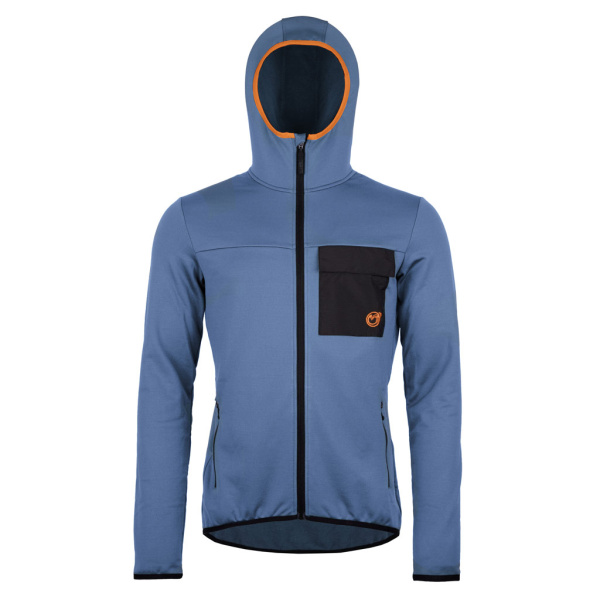 sFleece Merino Jacke Beko m stahlblau für Herren von SCROC.