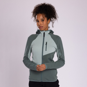 sFleece Merino Jacke Migri w mintgrün für Damen von SCROC.