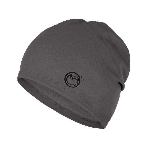 sFleece Merino Mütze Drapo u dunkelgrau für Damen und Herren von SCROC.