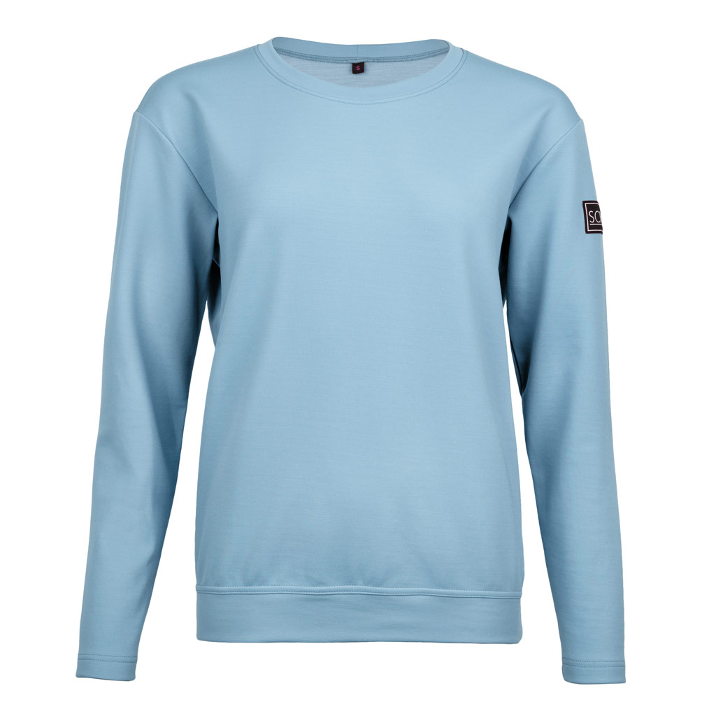 sFleece Merino Sweater Lasta w himmelblau Damen von SCROC