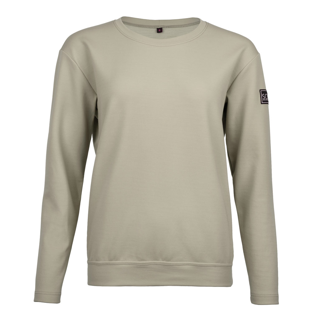 sFleece Merino Sweater Lasta w sand Damen von SCROC
