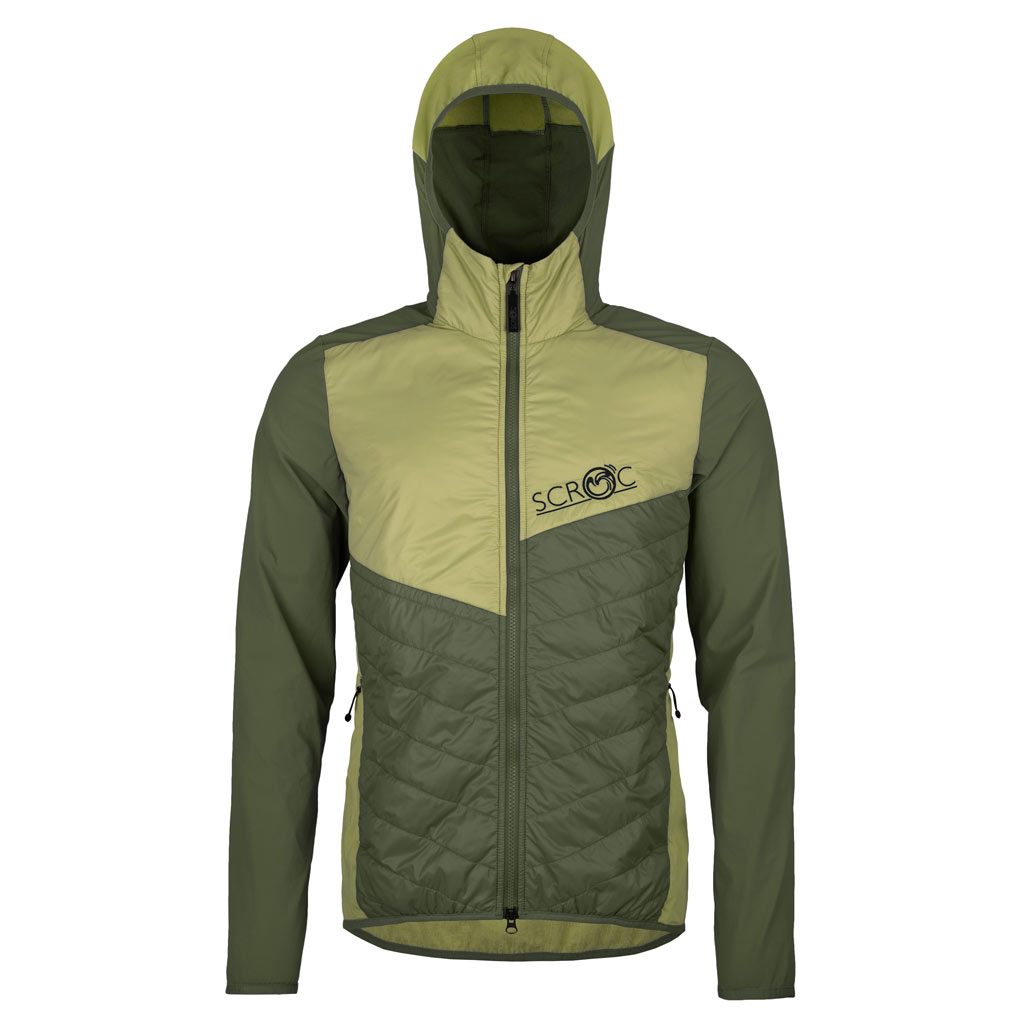 sLoft Merino Hybrid Jacke Aglo m moosgrün Herren von SCROC