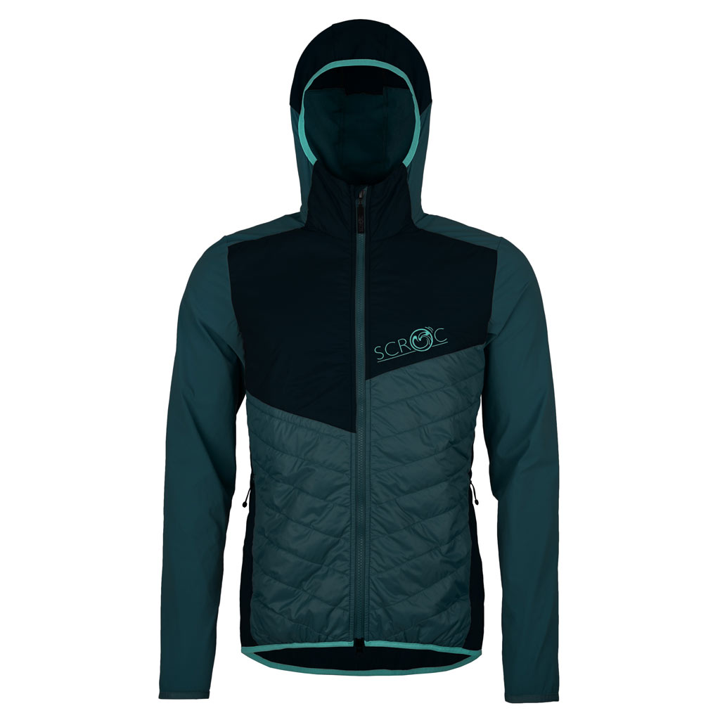 sLoft Merino Hybrid Jacke Aglo m petrol Herren von SCROC