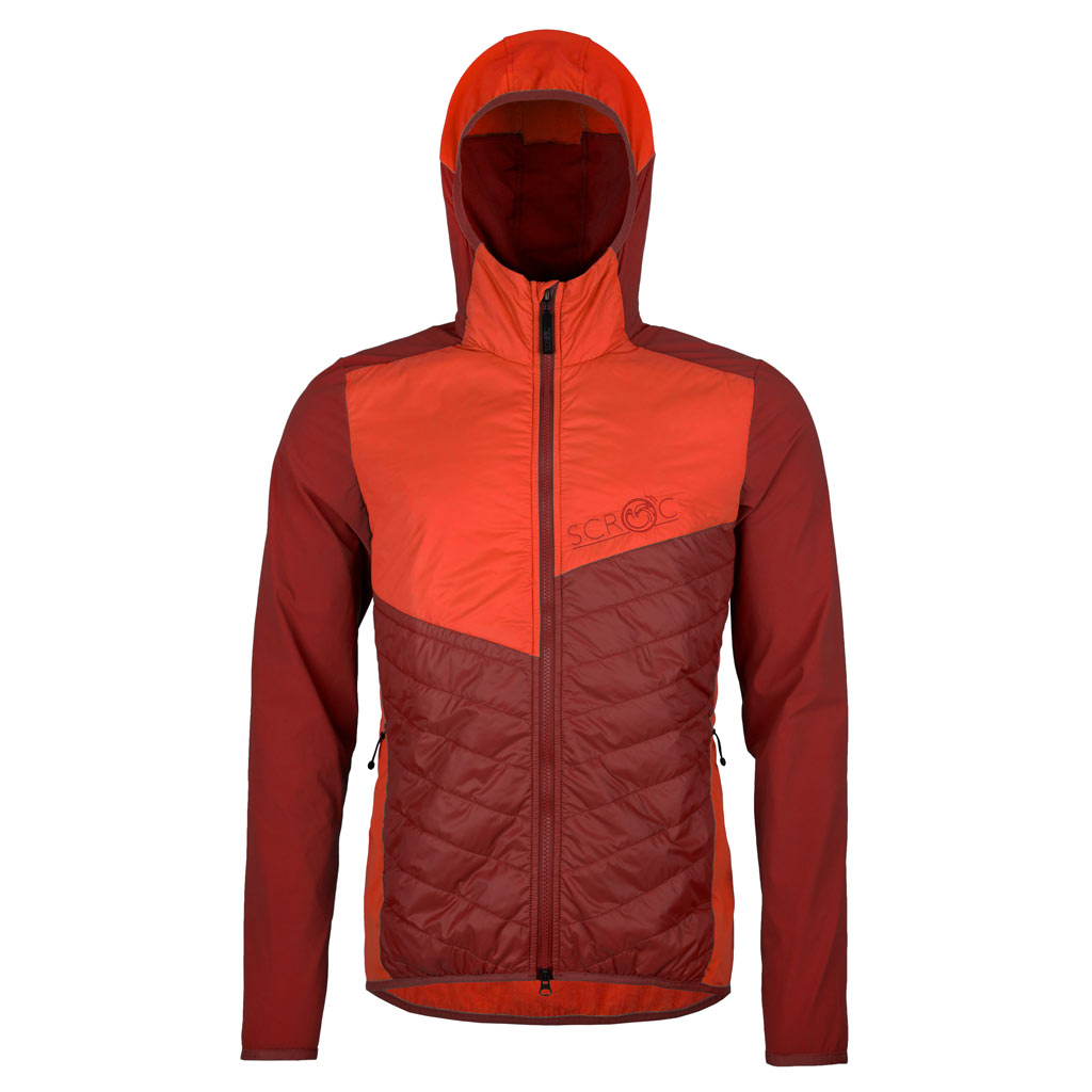sLoft Merino Hybrid Jacke Aglo m rostbraun Herren von SCROC