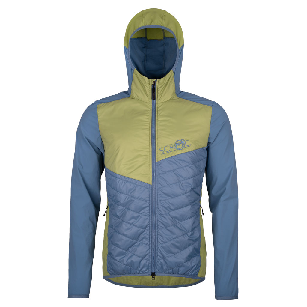 sLoft Merino Hybrid Jacke Aglo m stahlblau Herren von SCROC