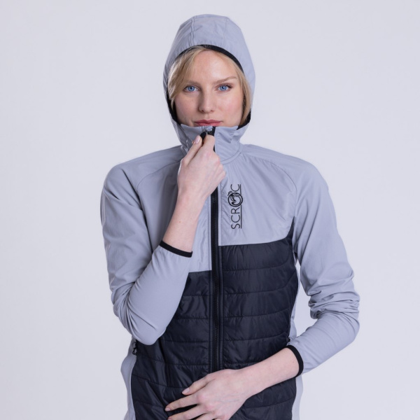 sLoft Merino Hybrid Jacke Ami w für Damen Hybrid Jacke mit Kapuze von SCROC.