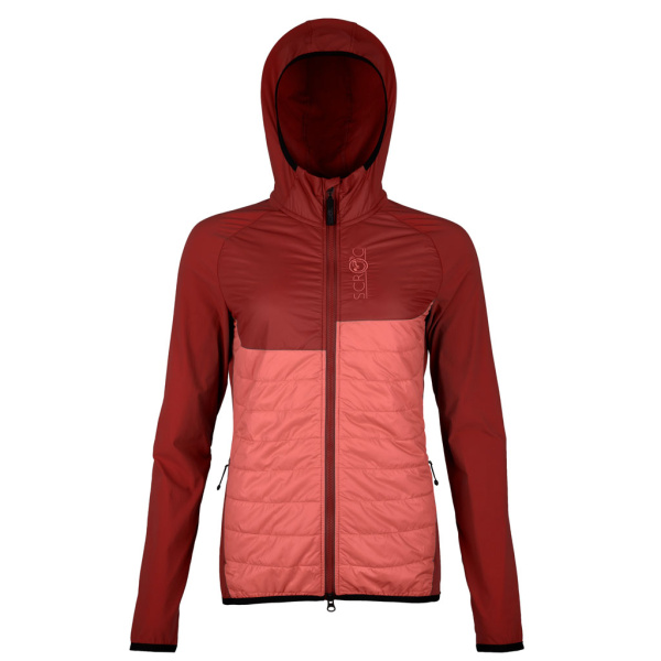 sLoft Merino Hybrid Jacke Ami w in rostbraun für Damen von SCROC.