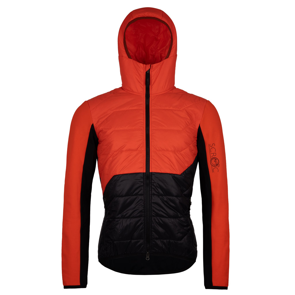 sLoft Merino Hybrid Jacke Ardeo blutorange Herren von SCROC