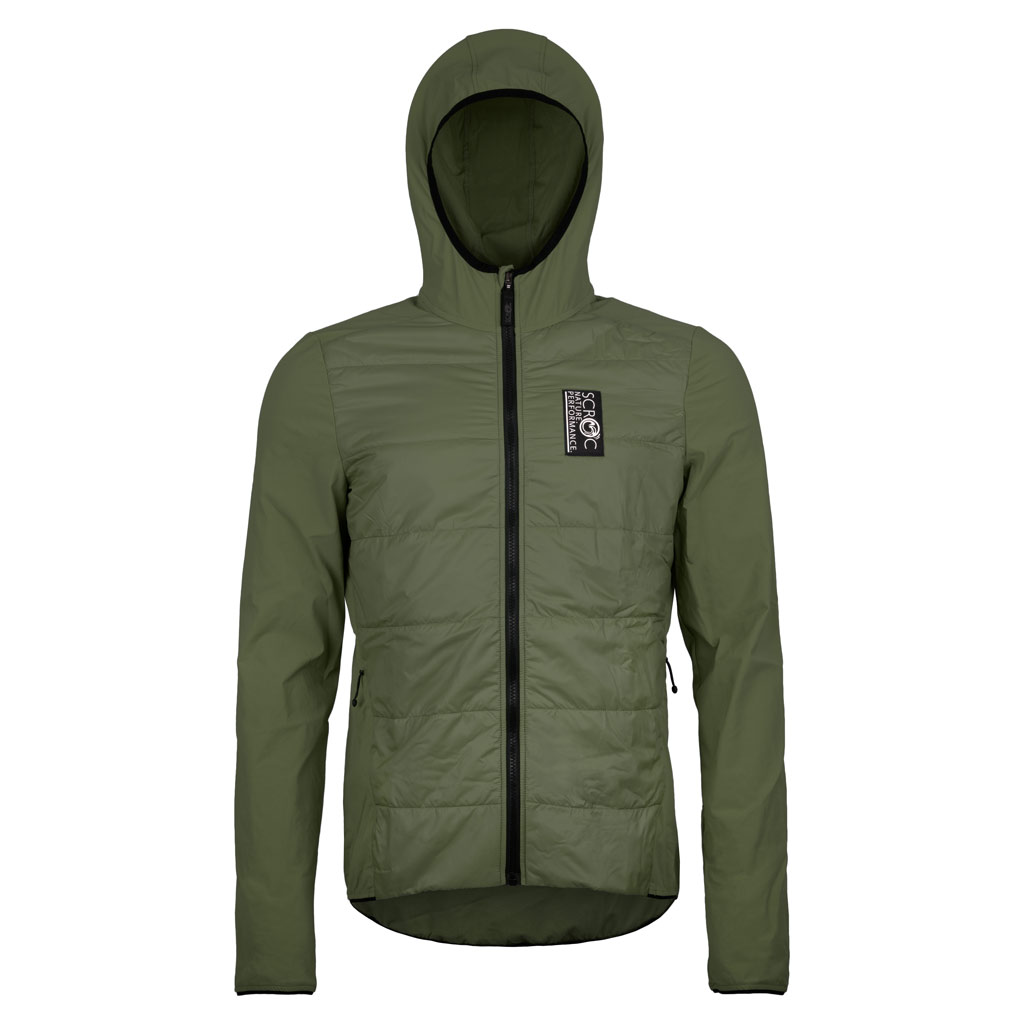 sLoft Merino Hybrid Jacke Fanto m moosgrün Herren von SCROC