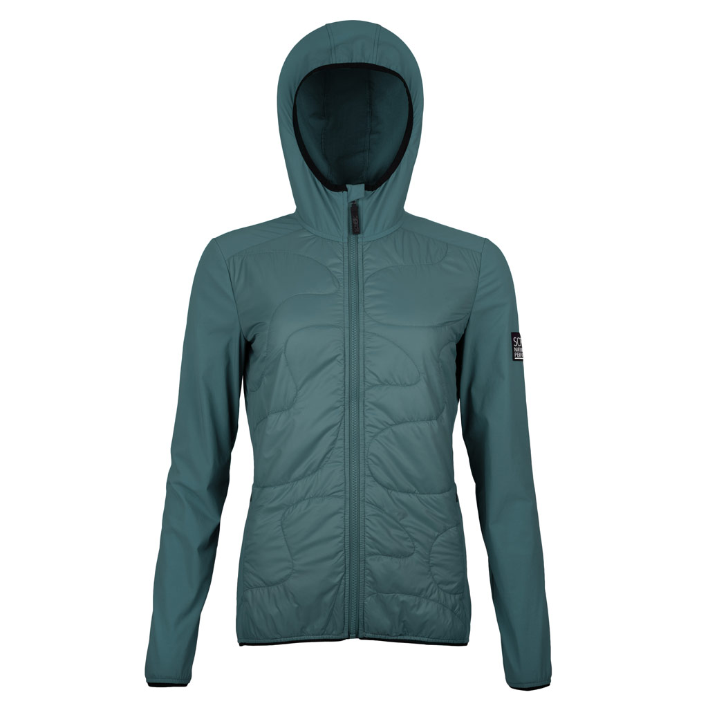 sLoft Merino Hybrid Jacke Mia w dunkler salbei Damen von SCROC