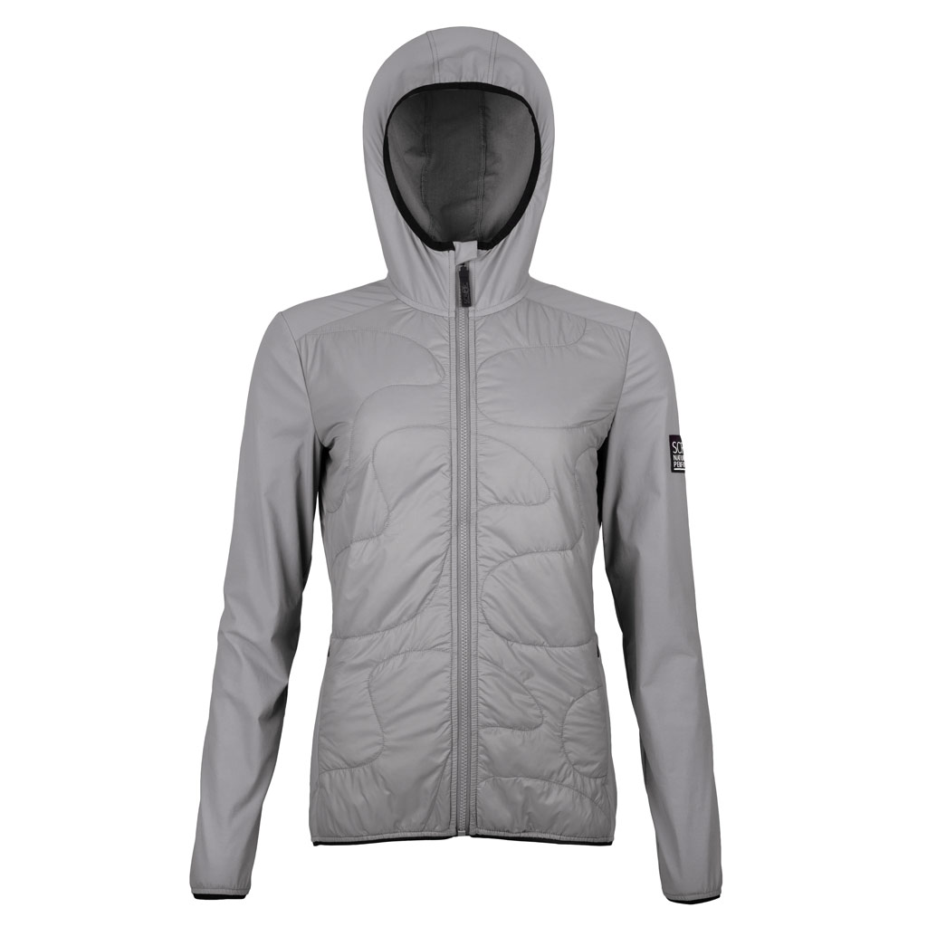 sLoft Merino Hybrid Jacke Mia w hellgrau Damen von SCROC