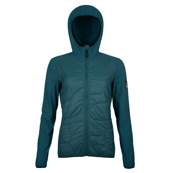 sLoft Merino Hybrid Jacke Mia w petrol für Damen von SCROC.
