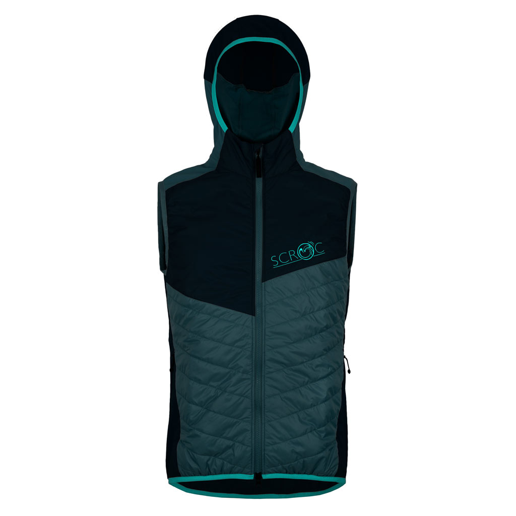 sLoft Merino Hybrid Weste Besto m petrol Herren von SCROC