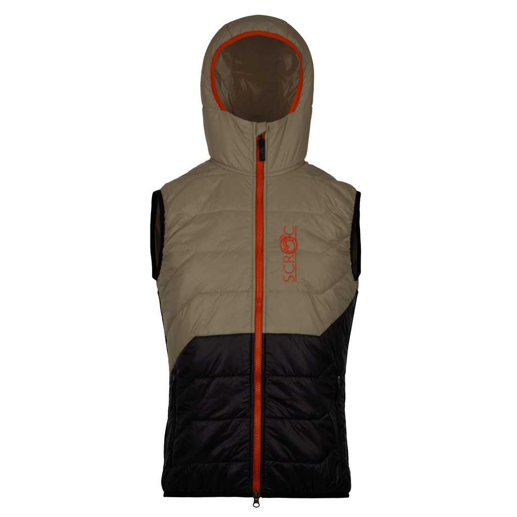 sLoft Merino Hybrid Weste Boli m khaki für Herren von SCROC