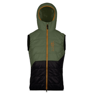 sLoft Merino Hybrid Weste Boli m in moosgrün für Herren von SCROC