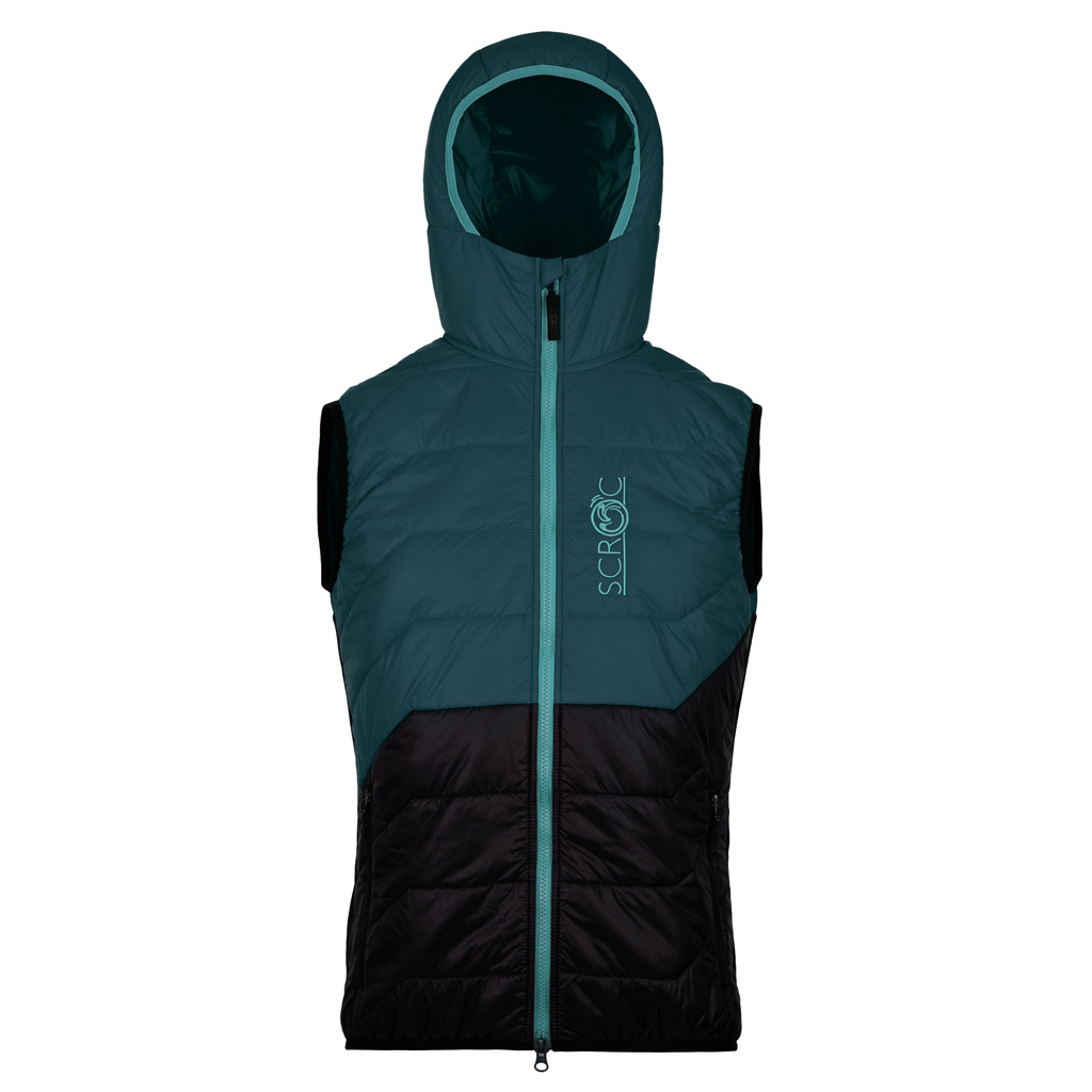 sLoft Merino Hybrid Weste Boli m petrol für Herren von SCROC