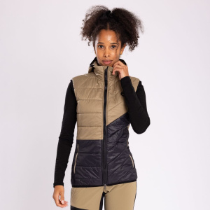 sLoft Merino Hybrid Weste Digna w in khaki für Damen von SCROC sLoft Merino Hybrid Weste Digna w in khaki für Damen von SCROC