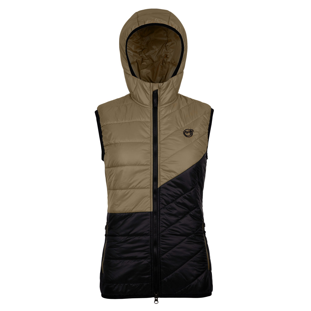 sLoft Merino Hybrid Weste Digna w khaki für Damen von SCROC