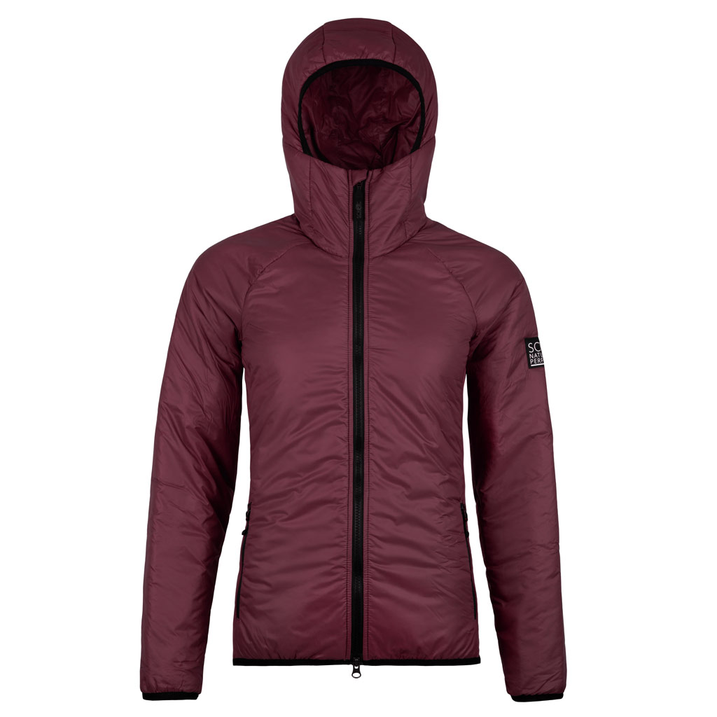 sLoft Merino Jacke Flari w weinrot Damen von SCROC