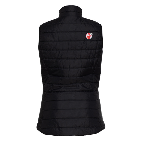 Das perfekte Überzieh-Gilet für kalte Tage: sLoft Merino Weste Lano w schwarz für Damen.