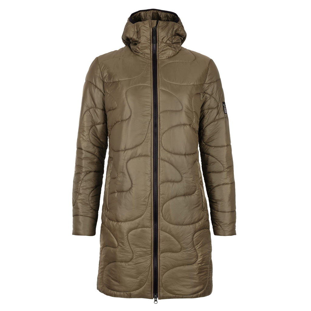 sLoft Merino Mantel Amuza w khaki Damen von SCROC