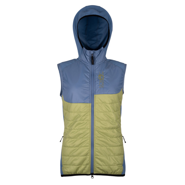 sLoft Merino Hybrid Weste Bella w für Damen in stahlblau von SCROC.