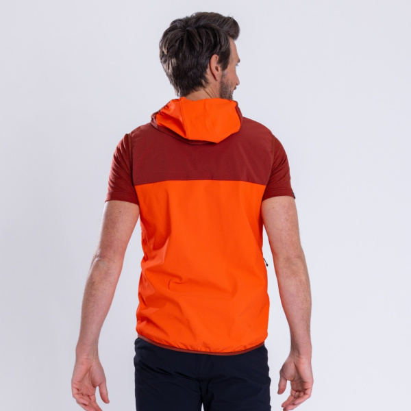 Rückansicht der sLoft Merino Weste Besto m für Herren von SCROC.