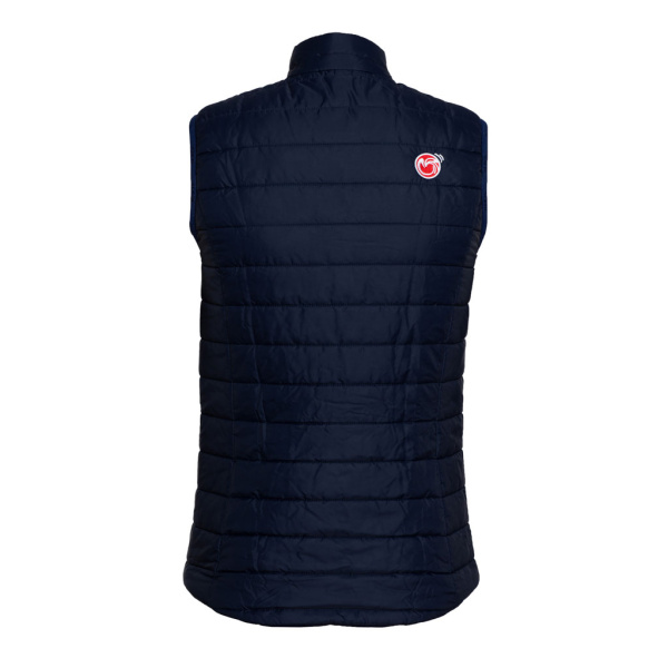 sLoft Merino Weste Lano dunkelblau: Gilet aus Merinowolle für kältere Tage.