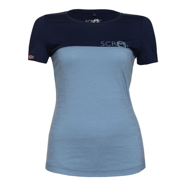 sMerino 155 Shirt Teo w eisblau für Damen von SCROC.