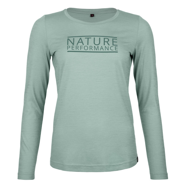 sMerino 155 Shirt Ama langarm w in mintgrün für Damen von SCROC